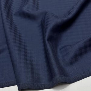 Plaid silk wool fabric, worsted suiting trousers fabric by the yard