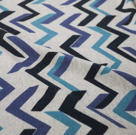 Print Wool fabric by the yard