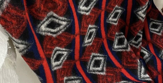 Jacquard Knit Wool fabric Sold by yard