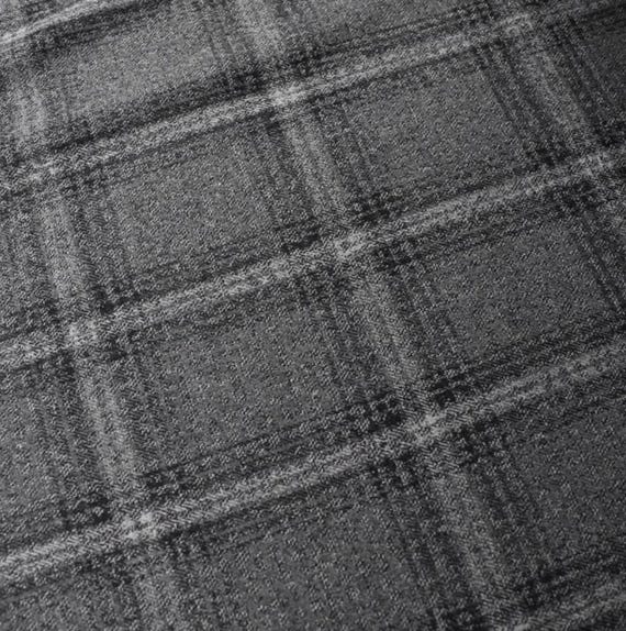 Plaid Wool fabric by the yard