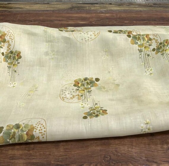 Print ramie fabric by the yard