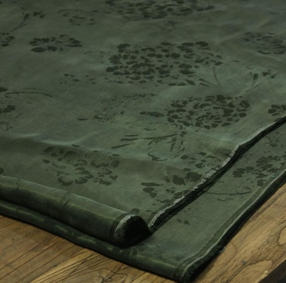 Jacquard cupra cupro fabric by the yard