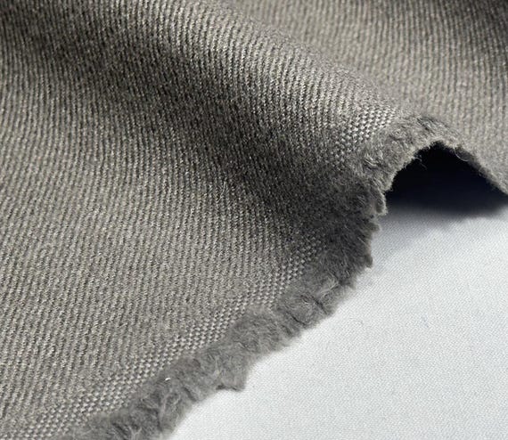 Double faced wool fabric by the yard