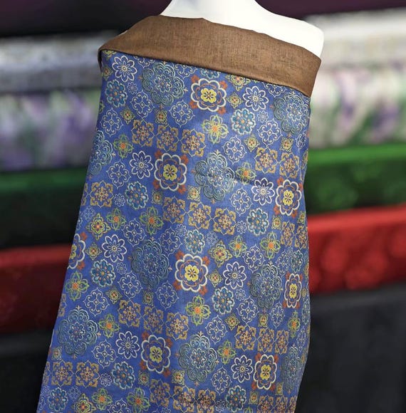 Print Hemp Fabric by the yard