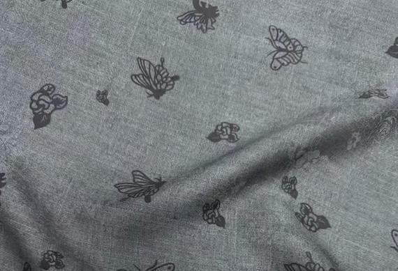 Jacquard Floral Gambiered silk fabric by the yard