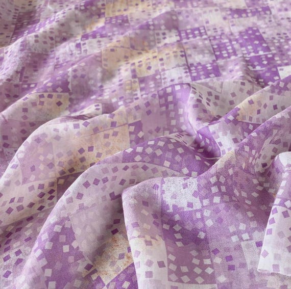 Print ramie fabric by the yard