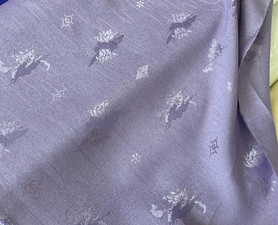 Multi Color Options Metallic Jacquard silk fabric by the yard