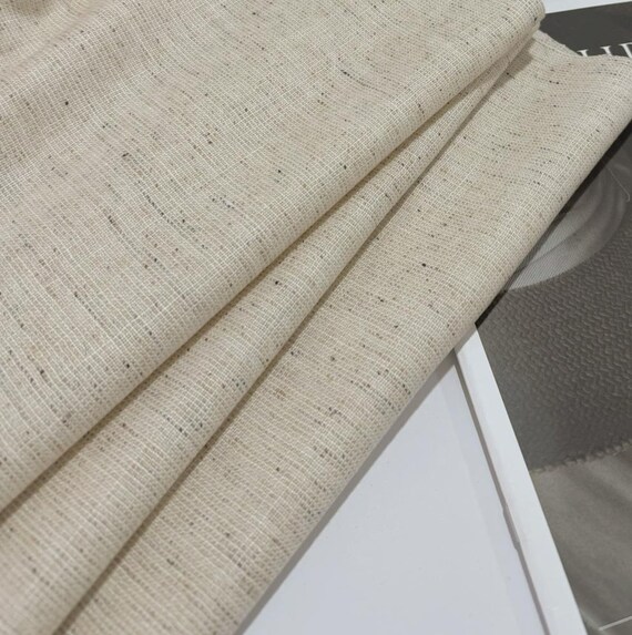 Specks Wool fabric by the yard