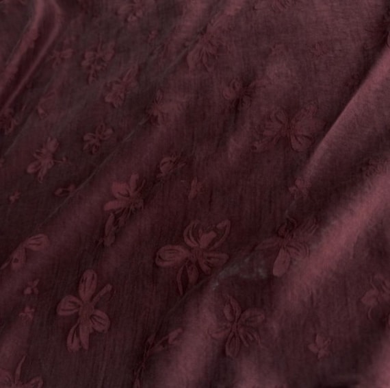 Jacquard cupra cupro fabric by the yard