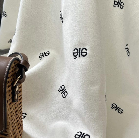 Wool like fabric Embroidery fabric by the yard