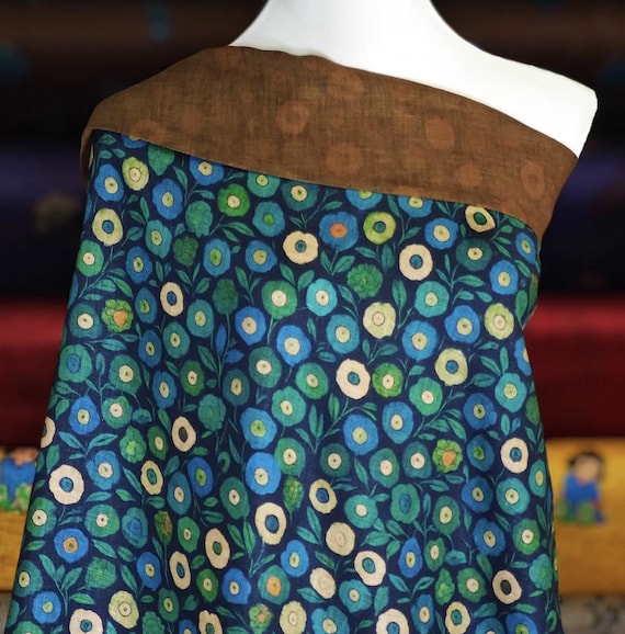 Print Hemp Fabric by the yard