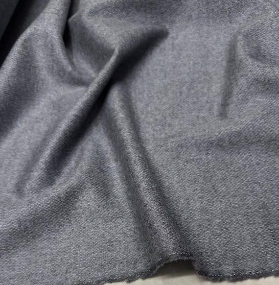 Cashmere wool silk fabric by the yard