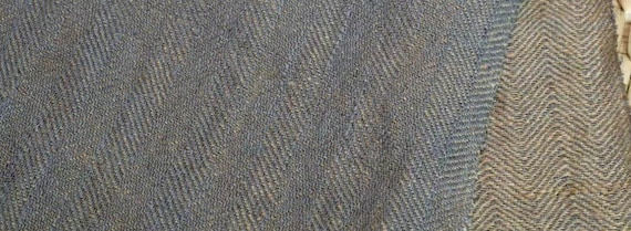 Herringbone linen fabric by the yard