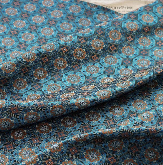 Jacquard viscose fabric by the yard
