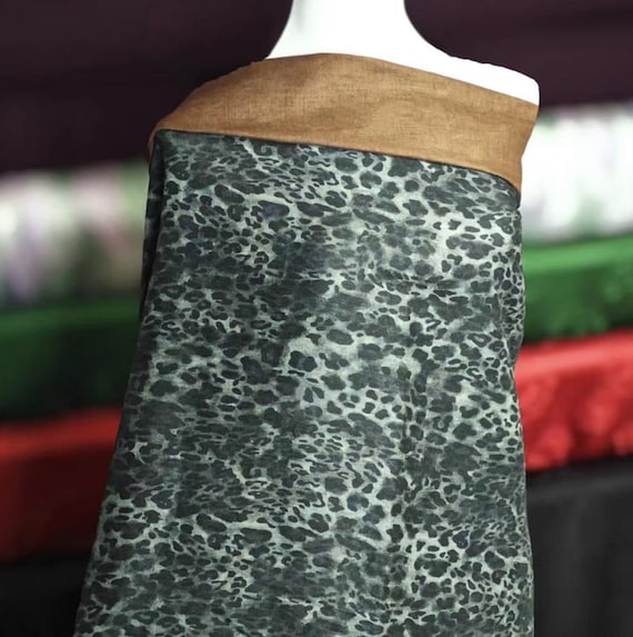 Print Hemp Fabric by the yard