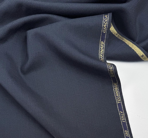 Worsted Wool fabric by the yard