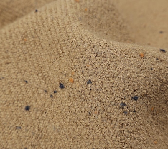 Specks wool fabric by the yard