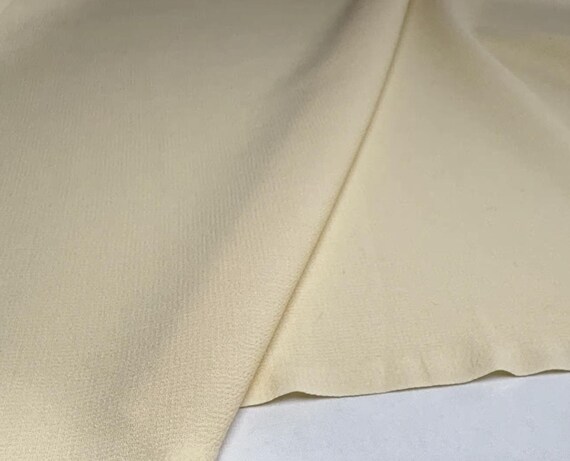 Crepe Worsted Wool fabric by the yard