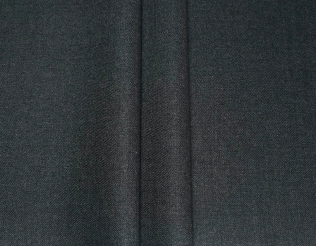 Worsted Cashmere Wool Fabric by the Yard Etsy