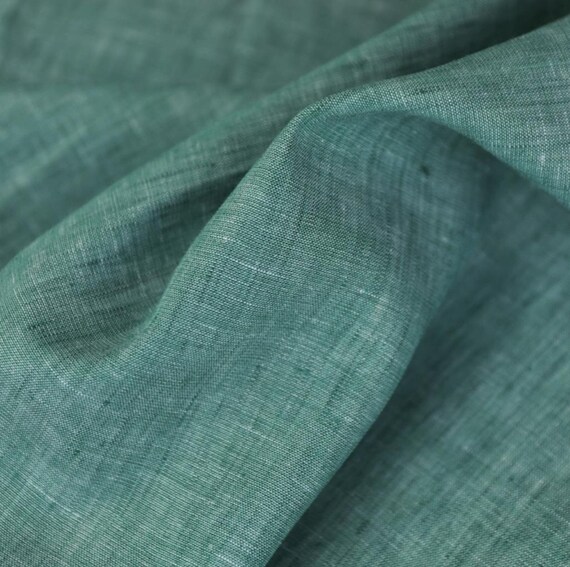 Yarn dyed linen fabric by the yard