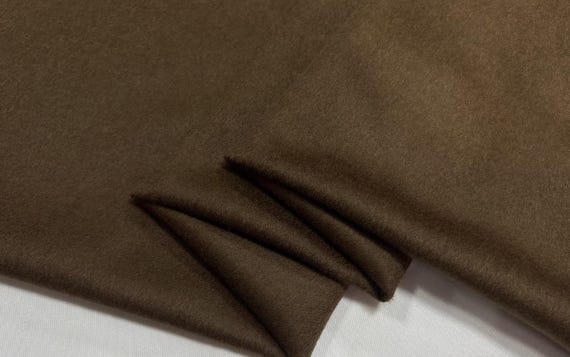 Silk wool camel hair fabric by the yard