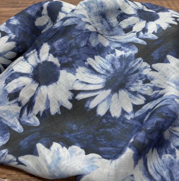 Print ramie fabric by the yard