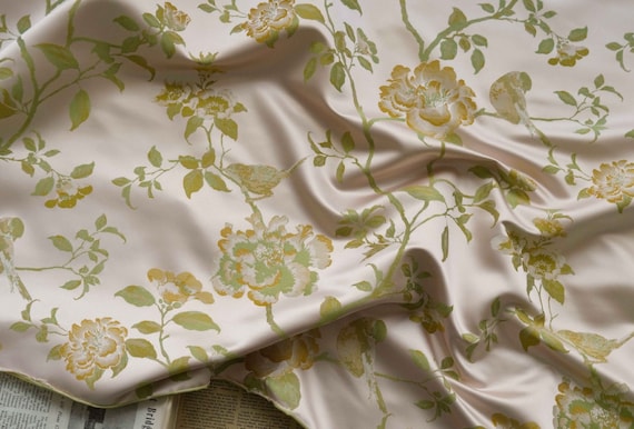 Jacquard brocade fabric by the yard