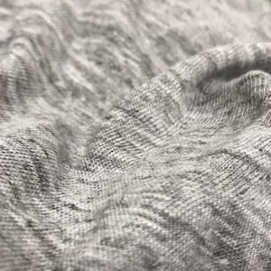 Yarn dyed Knit linen jersey fabric by the yard