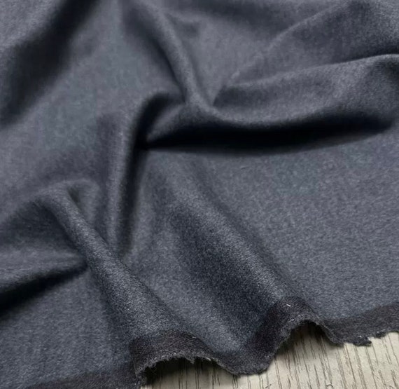 Cashmere wool silk fabric by the yard