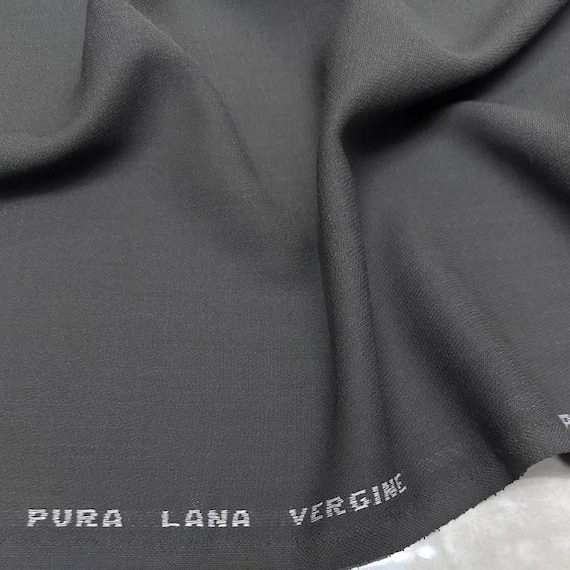 Worsted Wool fabric by the yard