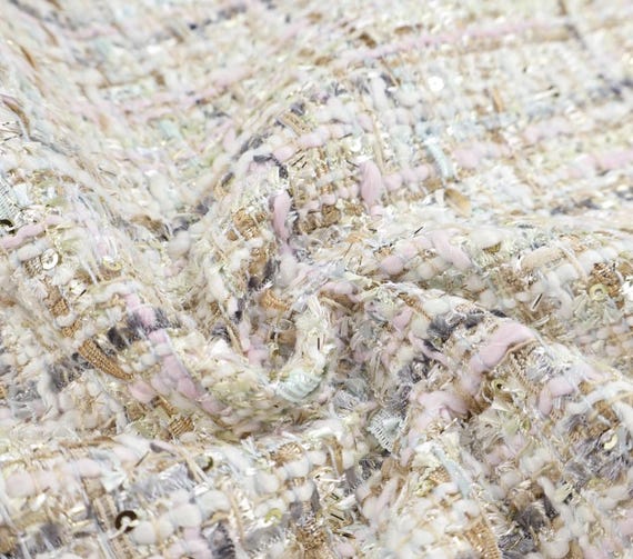 Tweed fabric by the yard