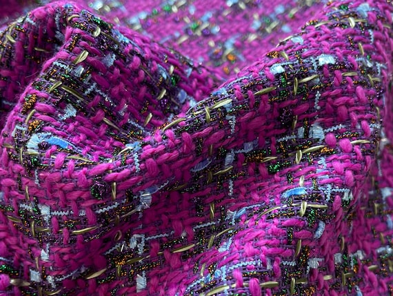 Tweed fabric by the yard