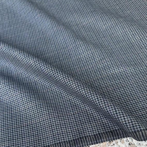 Tussah Silk wool worsted fabric by the yard