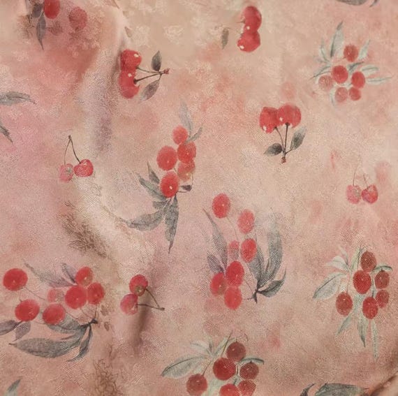 Jacquard viscose fabric by the yard