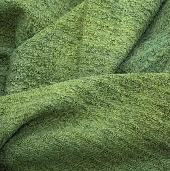 Natural Plant Dyed Tussah silk fabric by the yard