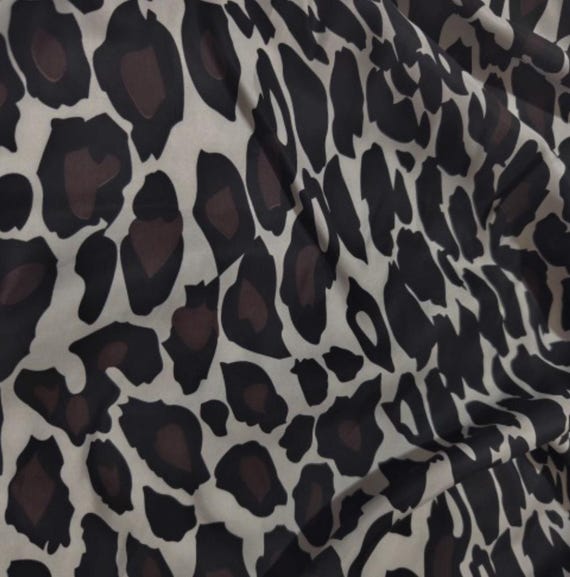Print cupra fabric, Floral cupro fabric by the yard
