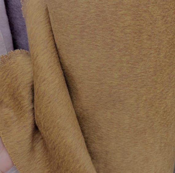 Double Sided Alpaca Wool fabric Sold by yard