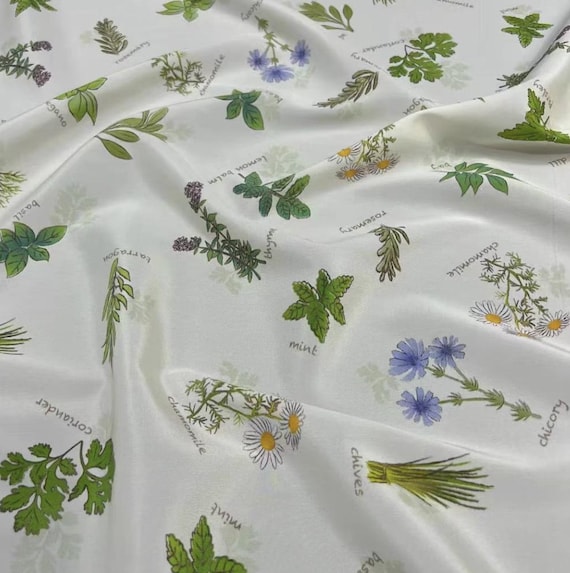 Print silk fabric by the yard