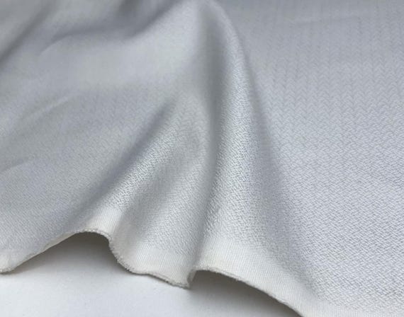 Jacquard linen fabric by the yard