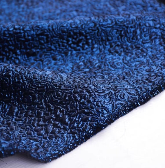 Jacquard embossed fabric by the yard