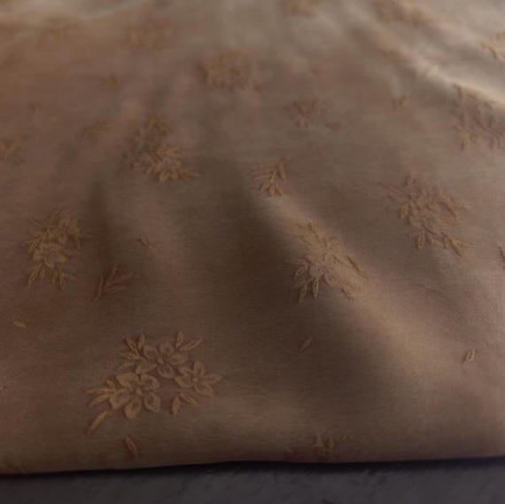 Jacquard cupra cupro fabric by the yard