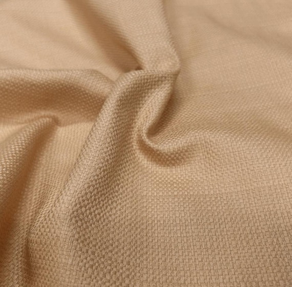Tweed linen fabric by the yard