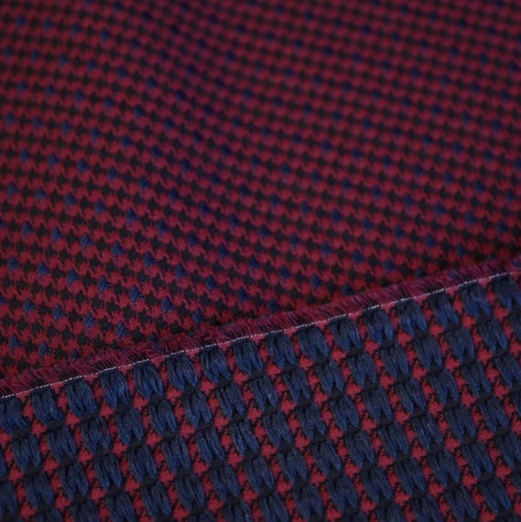 Jacquard cotton fabric by the yard