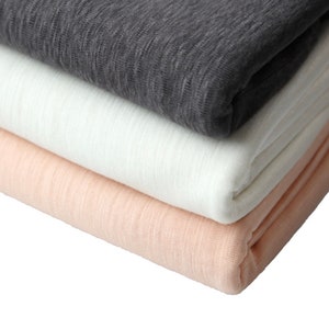 Knit ramie jersey fabric by the yard