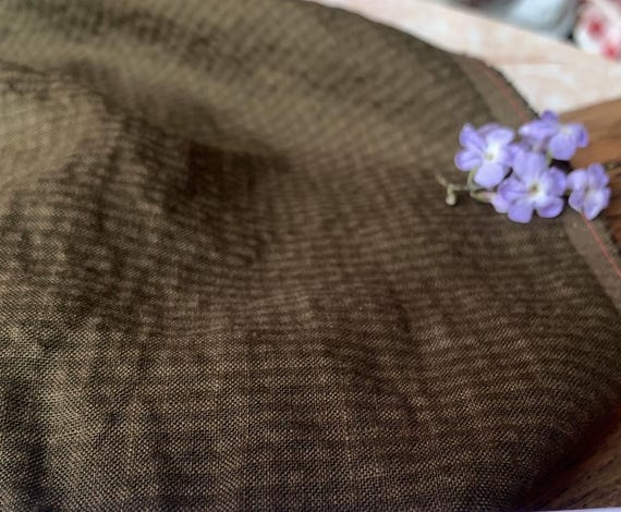 Textured Linen fabric by the yard