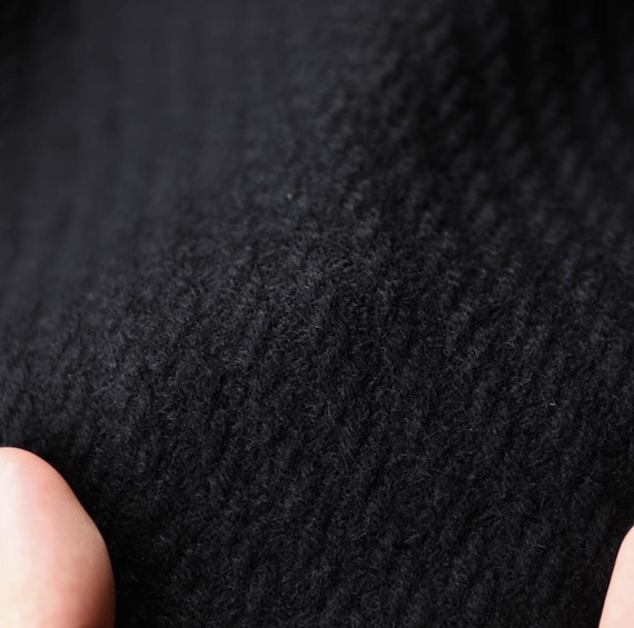 Textured Wool fabric by the yard