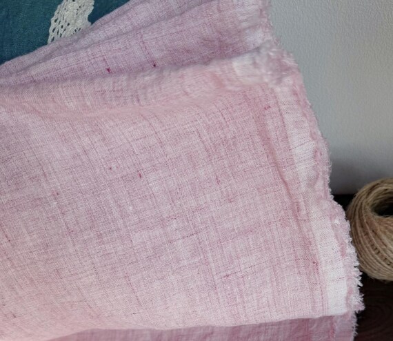 Yarn dyed iridescent linen fabric by the yard