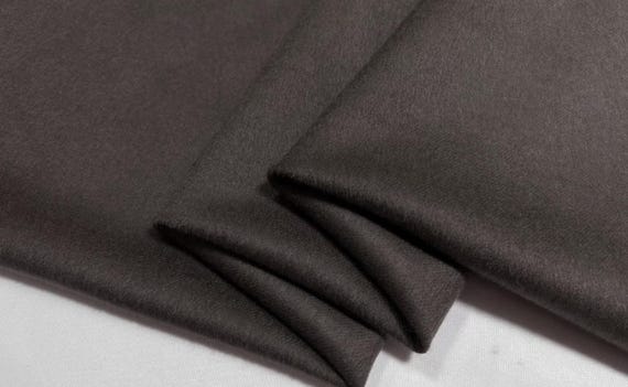 Silk wool camel hair fabric by the yard