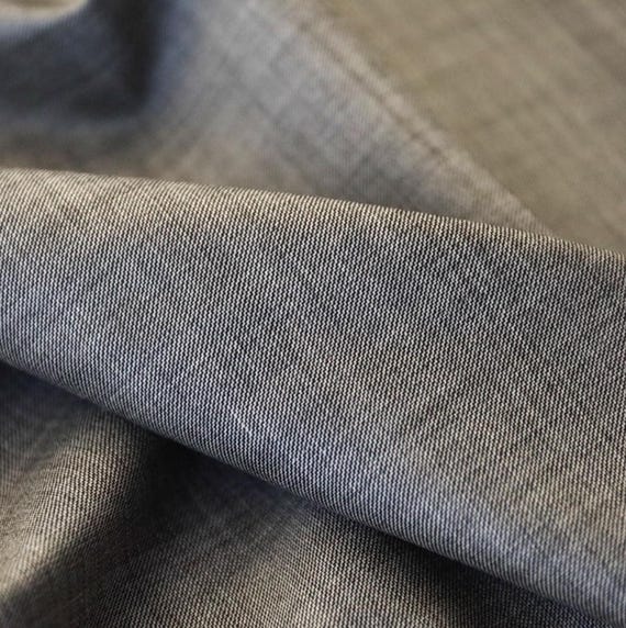 Worsted Wool fabric by the yard SUITING Fabric