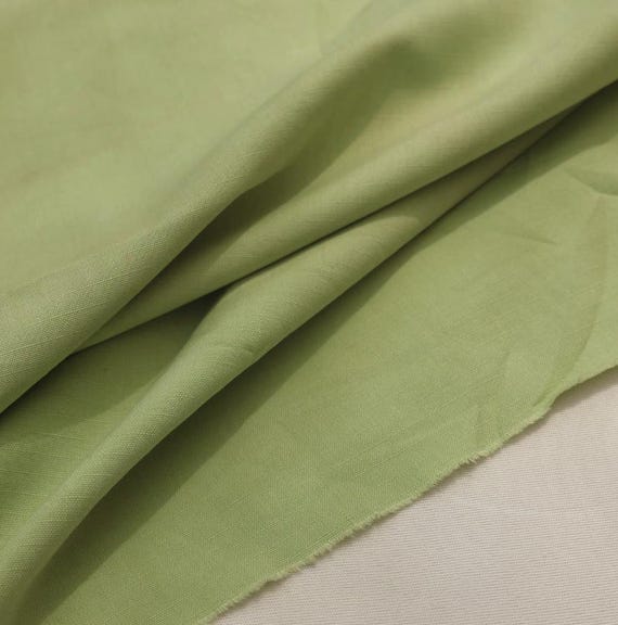 Silk linen cotton fabric by the yard
